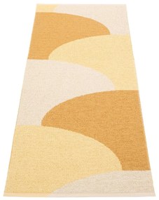 Chodnik odpowiedni na zewnątrz w kolorze ochry 70x180 cm Hill Ochre Pale Yellow – Pappelina