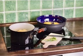 Sfinx Patelnia emaliowana z rączką drewnianą BSE, 20 cm, śred. 20 cm