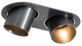 Okrągły podtynkowy reflektor GU10 50 mm 2-punktowy - Installa