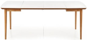 Rozkładany stół jadalniany NARPES w dekorze dąb lefkas 90(190)x80x75 cm