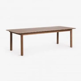 Rozkładany Prostokątny Stół Ogrodowy 250-310x105 Cm Z Drewna Akacjowego Duala Akacja Brąz - Sklum