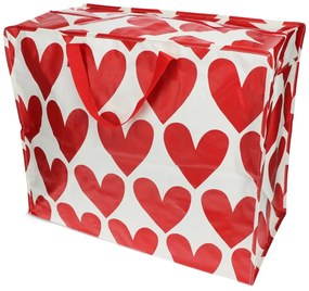 Pojemnik do przechowywania ubrań z plastiku z recyklingu 58x28x48 cm Hearts – Rex London