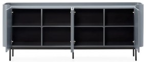 Szaroniebieska komoda 200x80x40 cm Willa – MOME
