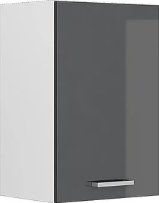 Szafka ścienna antracyt wysoki połysk 40x31x60 r-line