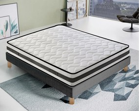 Materac piankowy 140x200  Grubość 20 cm  Dwustronny  Strona letnia/zimowa