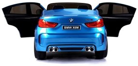 Auto na akumulator nowe bmw x6m niebieskie lakierowane