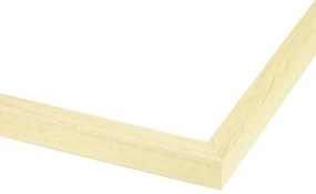 Lustro prostokątne w naturalnej drewnianej ramie B8-C43
