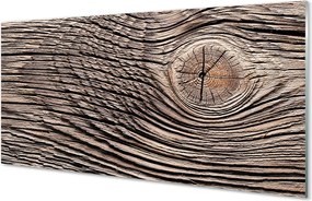 Panel szklany do Kuchni Słoje Drewna w Zbliżeniu