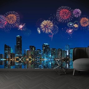 Fototapeta - Fajerwerki w Miami (196x136 cm)