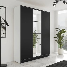 Szafa EDEN 3D M4 Biało-Czarna