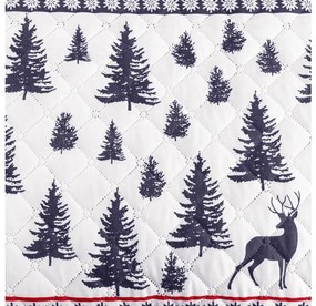 Narzuta na łóżko ze wzorem TWINKLE CHRISTMAS, kolorowy Rozmiar: 170 x 210 cm