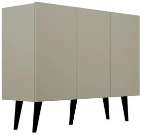 Szara komoda na nóżkach T8-Z02