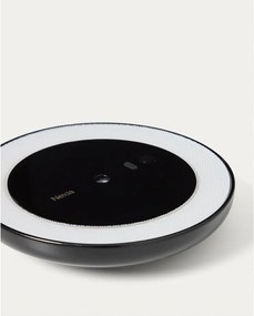 Czarna lampa stołowa LED ze ściemniaczem z metalowym kloszem (wysokość 35 cm) Porte – Kave Home