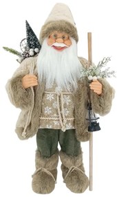 Figurka świąteczna Mikołaj Kremowy 60cm