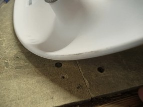 Promocja Krzesło do jadalni OSAKA plastikowe, białe II. jakość