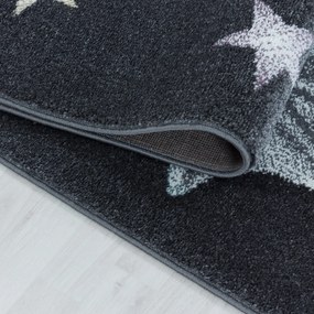 Dywan dziecięcy Smoczki niebiesko-szary 80 cm x 150 cm