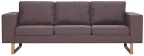 Elegancka trzyosobowa sofa Williams 3x -  taupe