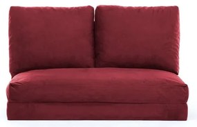 Bordowa rozkładana sofa 120 cm Taida – Balcab Home