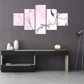 Obraz - Pocałunek (125x70 cm)