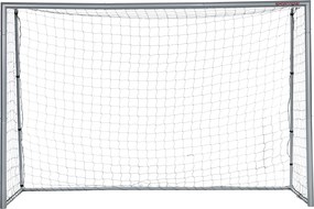 SPORTNOW Bramka piłkarska odporna na warunki atmosferyczne, mocna siatka, stabilna metalowa rama, łatwy montaż, 300 x 200 x 120 cm