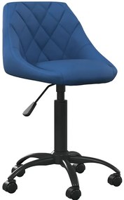 Niebieski fotel obrotowy do biura T5-S27