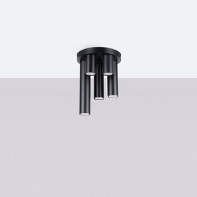 Plafon LAGOS 5P czarny SOLLUX  LIGHTING