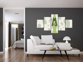 Obraz - Hipisi, lampa lawowa (125x70 cm)