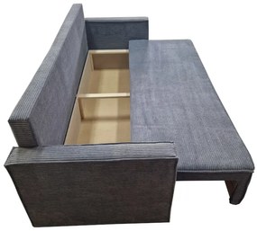 Ponadczasowa sofa z rozkładaną funkcja spania i pojemnikiem na pościel, Ella, szeroka gama kolorystyczna