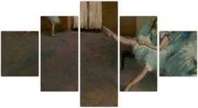 Obraz - Edgar Degas, Before the Ballet, reprodukcje (125x70 cm)