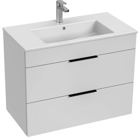 JIKA H4537621763001 - Szafka łazienkowa z umywalką CUBE 80 cm biała