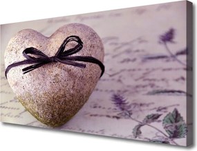 Obraz na płótnie Serce Wykute w Skale