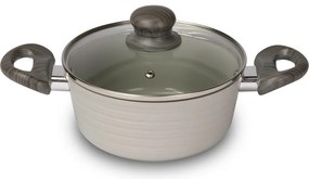 Lamart LT1267 rondelka z pokrywką Stripe, średnica20 cm