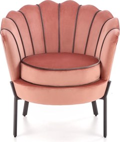 Velvetowy fotel w stylu glamour Angelo