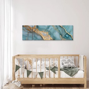 Obraz - Turkusowy marmur (170x50 cm)