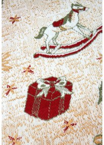 Zielony chodnik z mieszanki bawełny ze świątecznym motywem 80x200 cm Toy's Delight Green Christmas – Villeroy&amp;Boch