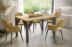 Stół rozkładany BALTIKA 130(185)x90 dąb artisan