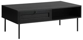 Czarny stolik 60x110 cm Pensacola – Unique Furniture