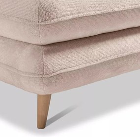 Narożnik MONTE Lewostronny z funkcją spania, pojemnikiem i poduszkami, Sorriso 06 Kremowy WERSAL