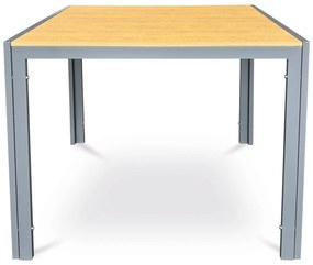 Stół ogrodowy Autronic, metal, polywood, brązowy, AZ T-S1209 OAK