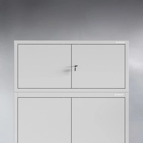 Nadstawka na szafę EWA Compact 800 x 380 x 400 mm, szara