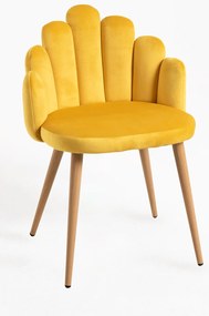 Rcznie aksamitne krzeso