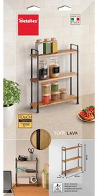 Drewniany organizer na przyprawy York – Metaltex