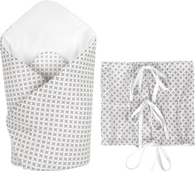 Bellatex Rożek dziecięcy Romby szary, 75 x 75 cm