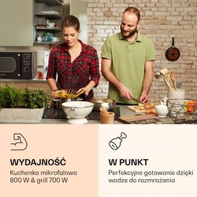 Klarstein Julieta Kuchenka mikrofalowa z grillem