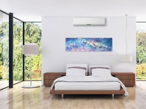 Obraz - Droga Mleczna, akwarela (170x50 cm)