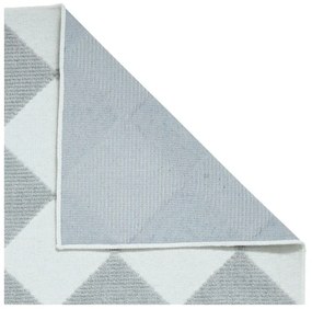 Biało-jasnoszary dywan odpowiedni do prania 200x290 cm Lyna Cream&amp;Grey – Think Rugs