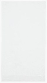 Biały ręcznik z bawełny egipskiej frotte 50x85 cm – Bianca