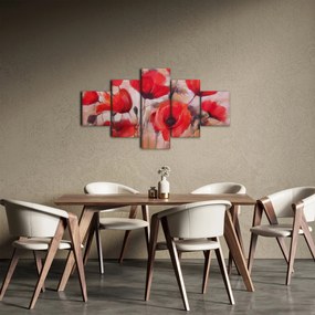 Obraz - Wilcze maki (125x70 cm)