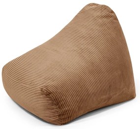 Brązowy sztruksowy dziecięcy worek do siedzenia Snug 80 – SLOWDOWN