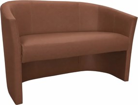 Sofa CLUB tapicerowana tkaniną Eko-skóra elegancka sofa do salonu i gabinetu : Kolor tkaniny - EKO-SKÓRA - 3D, Typ tkaniny - Eko-skóra